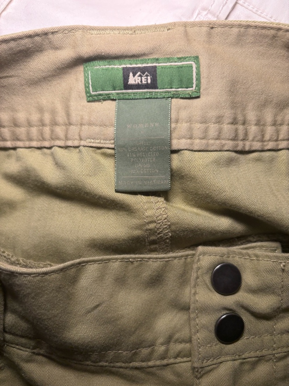 REI Olive Green Cargo Utility Skirts Women's Hiking Travel Outdoor Skirt - Picture 3 of 7